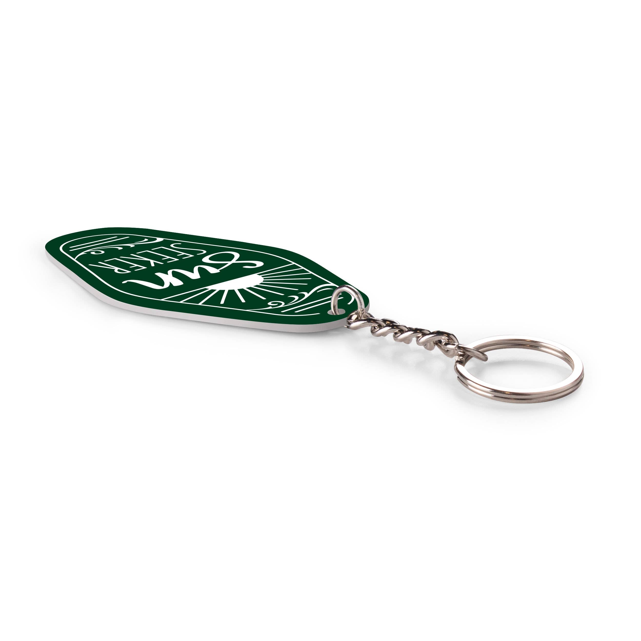 Sun Seeker Vintage Engraved Key Chain